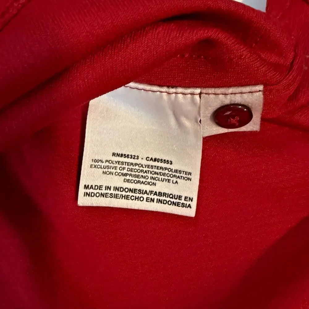 Nike Dri-FIT Tampa Bay Buccaneers Polo Shirt Mens Med Red NFL On Field Apparel